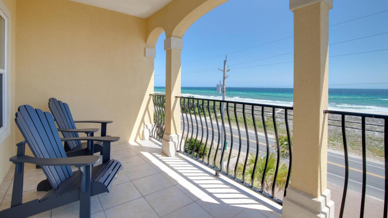 Walk To The Beach! 3 Story Home! 2 Balconies With Gulf Views! Panama City Beach Exterior foto